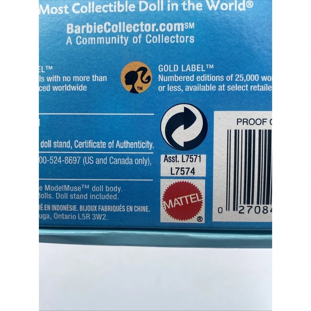 Barbie Birthstone Beauties Miss‎ Aquamarine Doll March L7574
